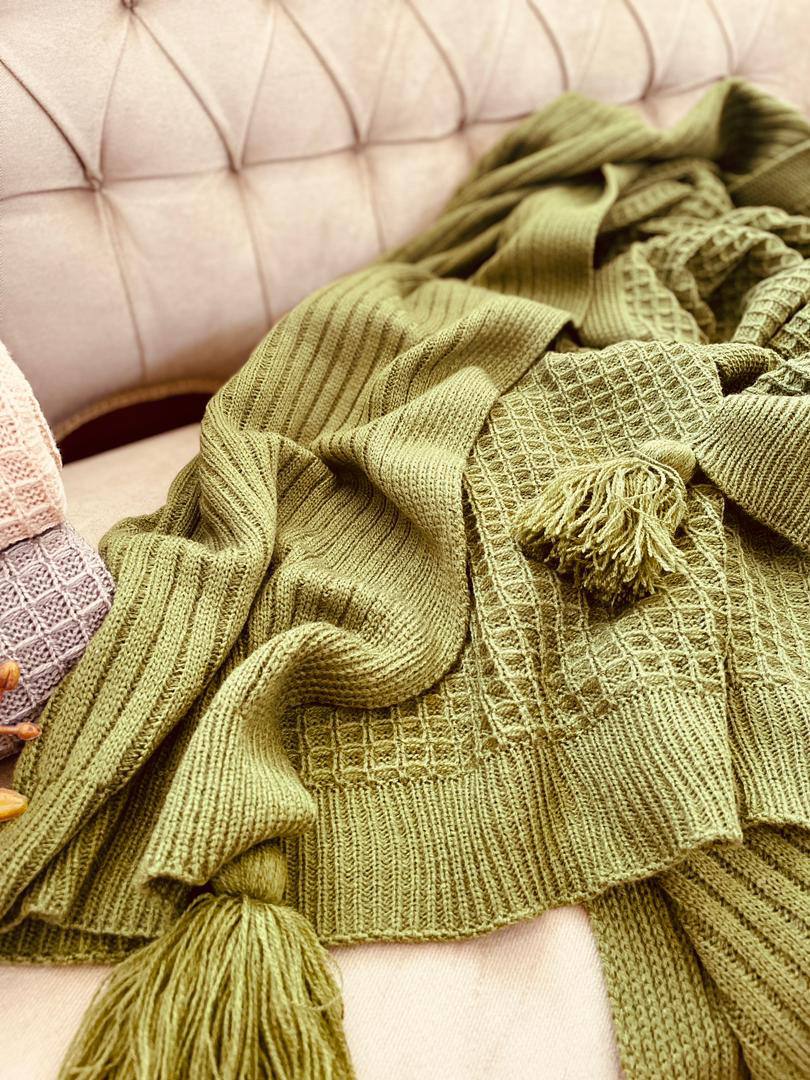 شال مبل مدل حصیری سایز 140x170 سانتی‌متر