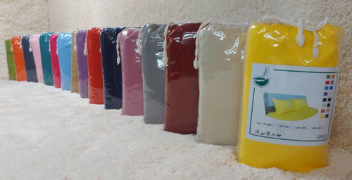 سرویس ملحفه متین دوخت مدل صبا یکنفره 2 تکه سایز 200*120