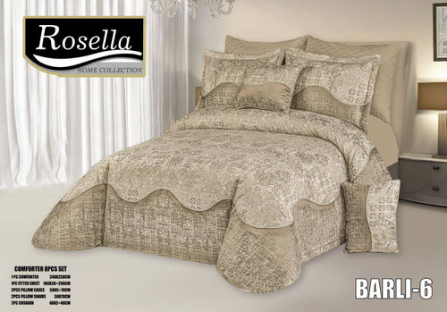 سرویس خواب رزلا مدل BARLI دو نفره 8 تکه