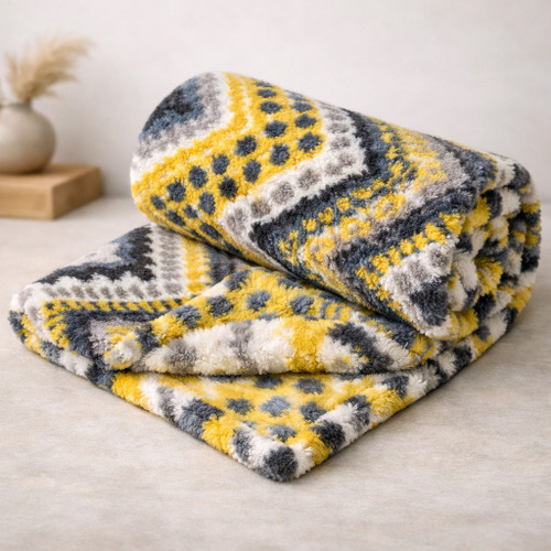 پتو مسافرتی یکنفره شادیلون مدل Rashel سایز 215x150 سانتیمتر