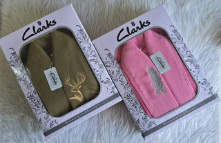 حوله پالتویی مدل CLARKS طرح گلدوزی سایز L
