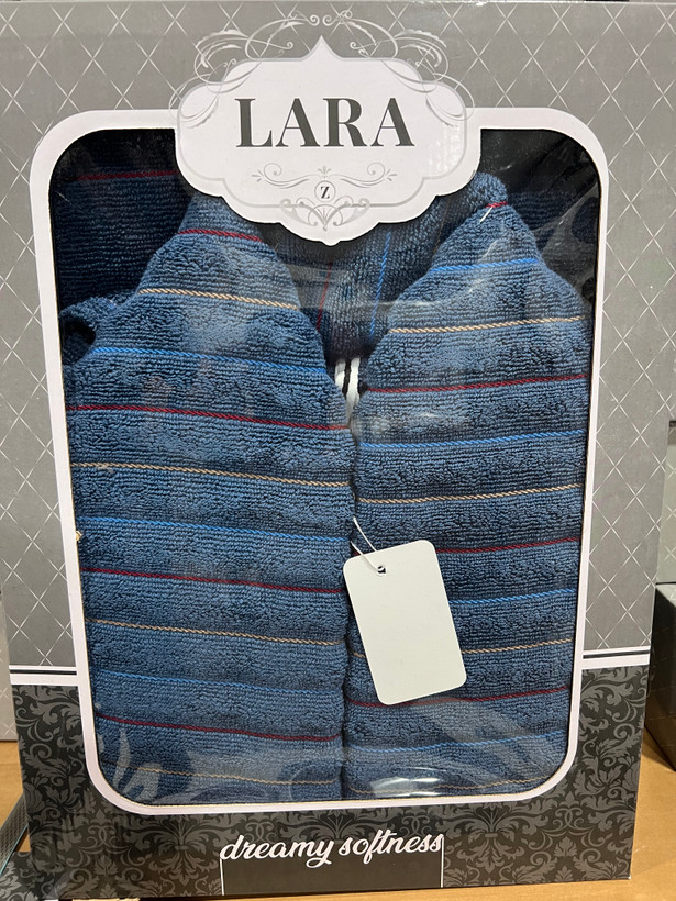 حوله پالتویی مدل LARA طرح موج سایز L
