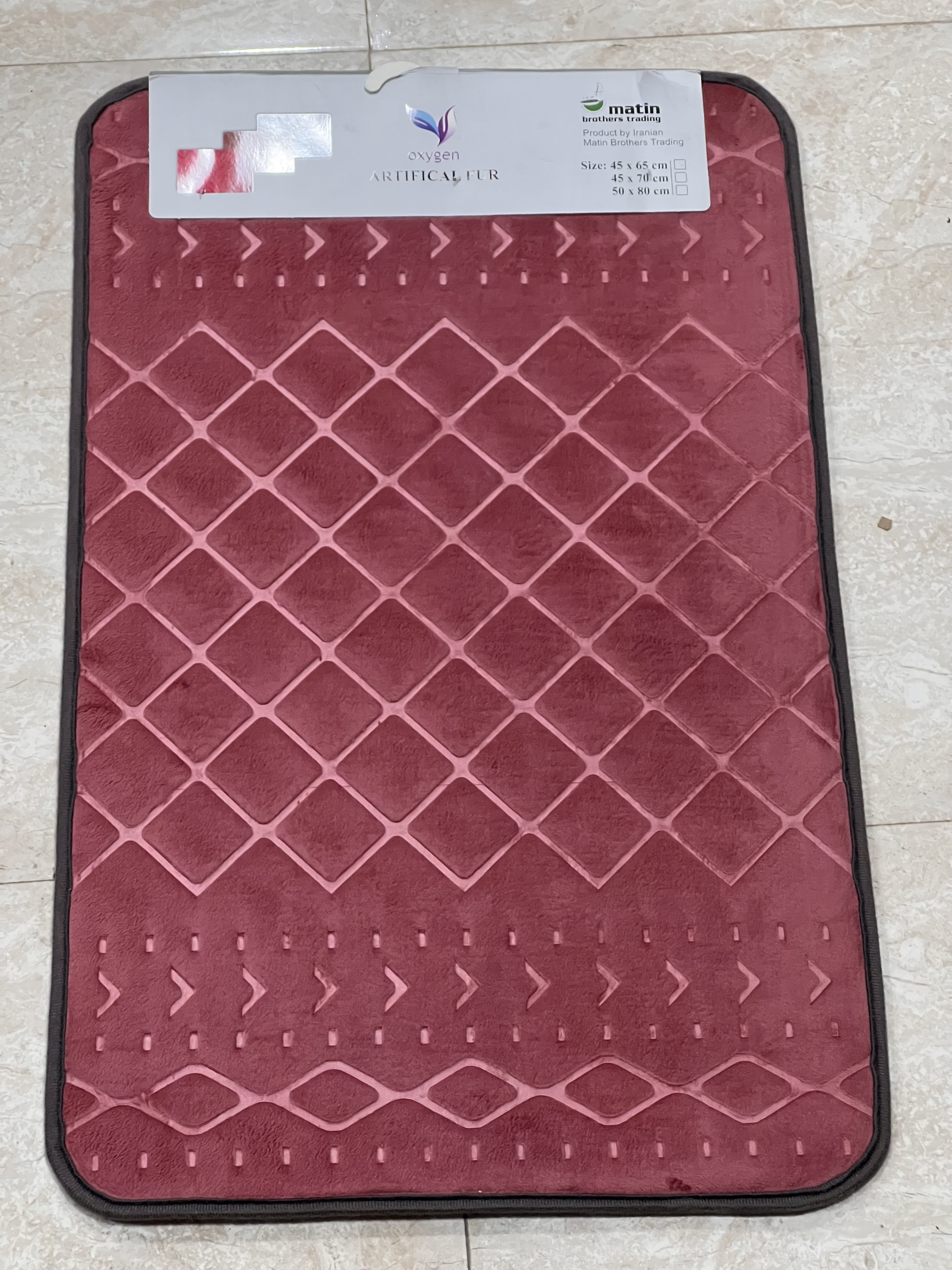 پادری مدل لوزی سایز 50x80 سانتی متر