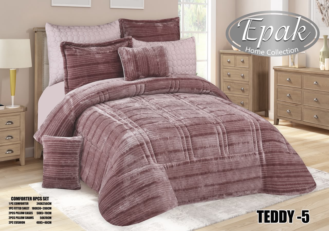 سرویس خواب ایپک مدل TEDDY دو نفره 8 تکه