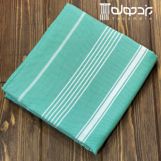 حوله حمام نخی سنتی یزد حوله طرح صبا سایز 100*180 سانتیمتر
