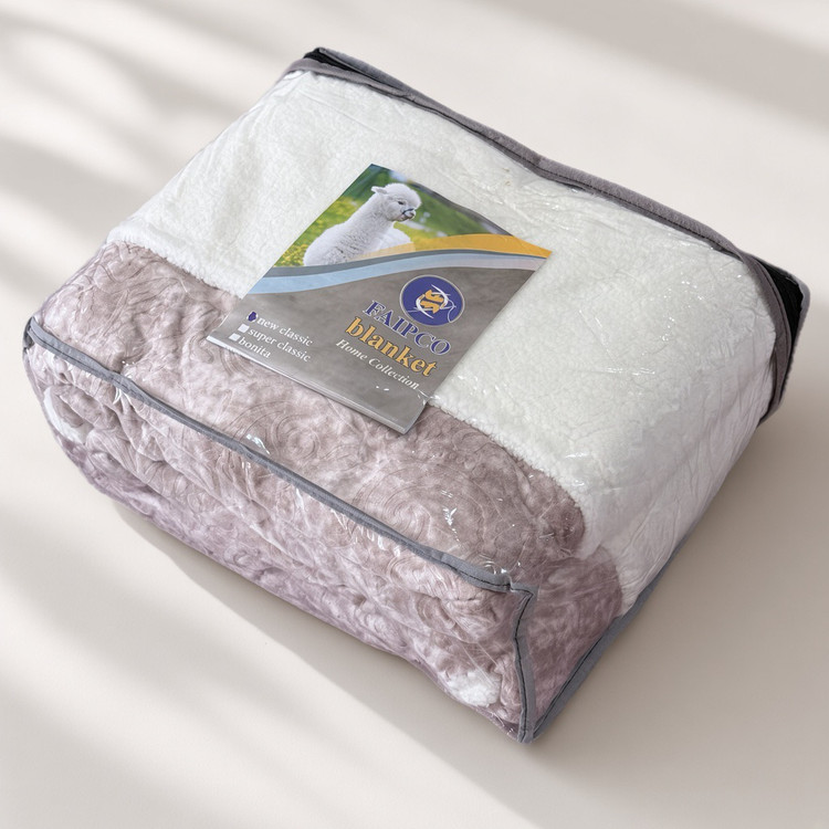 پتو یک نفره فایپکو مدل New Sheep سایز 150×200 سانتی متر