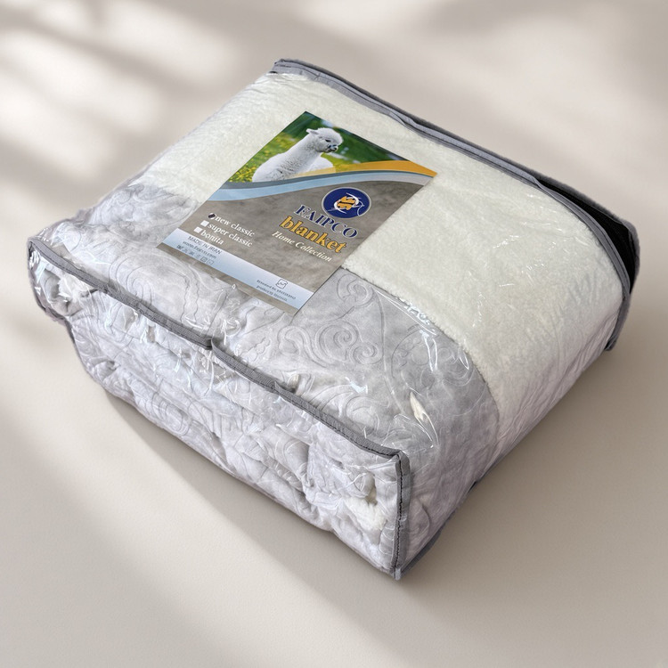 پتو یک نفره فایپکو مدل New Sheep سایز 150×200 سانتی متر