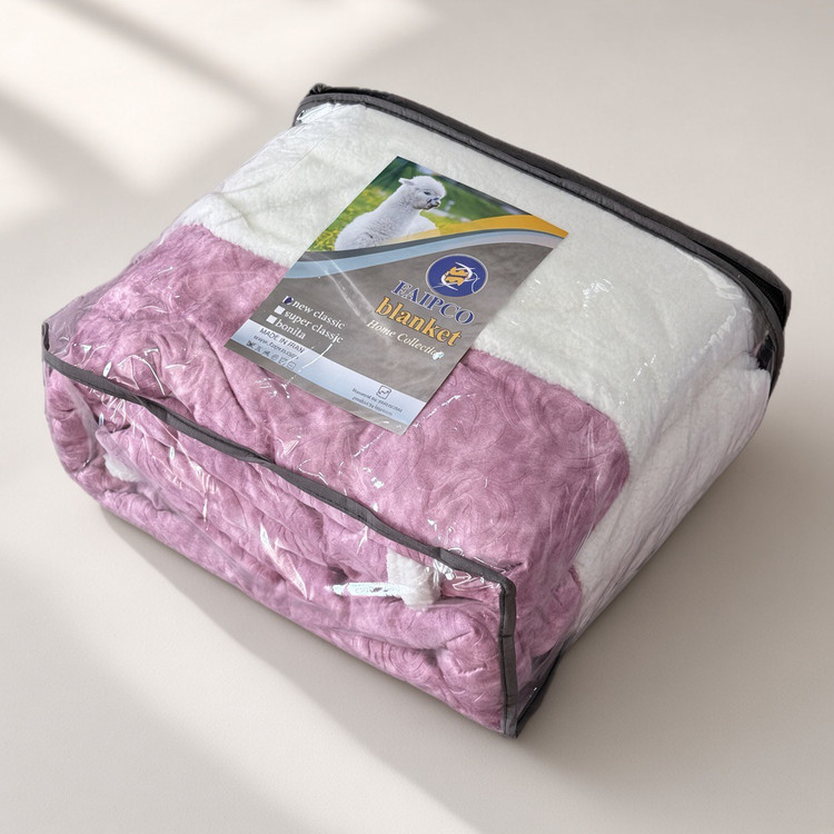پتو یک نفره فایپکو مدل New Sheep سایز 150×200 سانتی متر