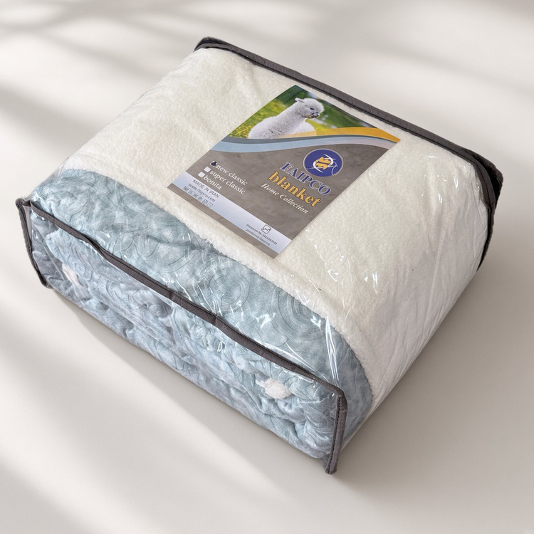 پتو یک نفره فایپکو مدل New Sheep سایز 150×200 سانتی متر