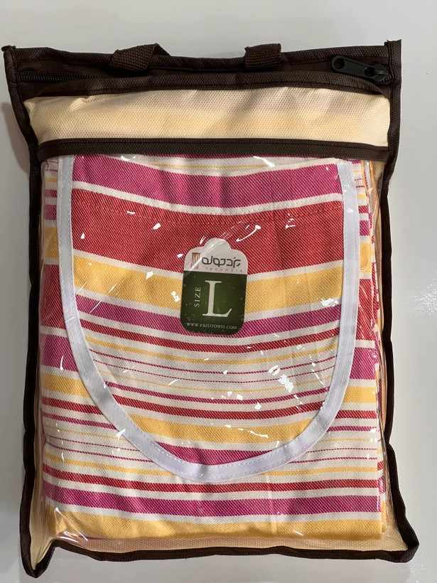 حوله تنپوش نخی سنتی یزدی صادراتی طرح رویا سایز XL (سایز 135 سانتیمتر)