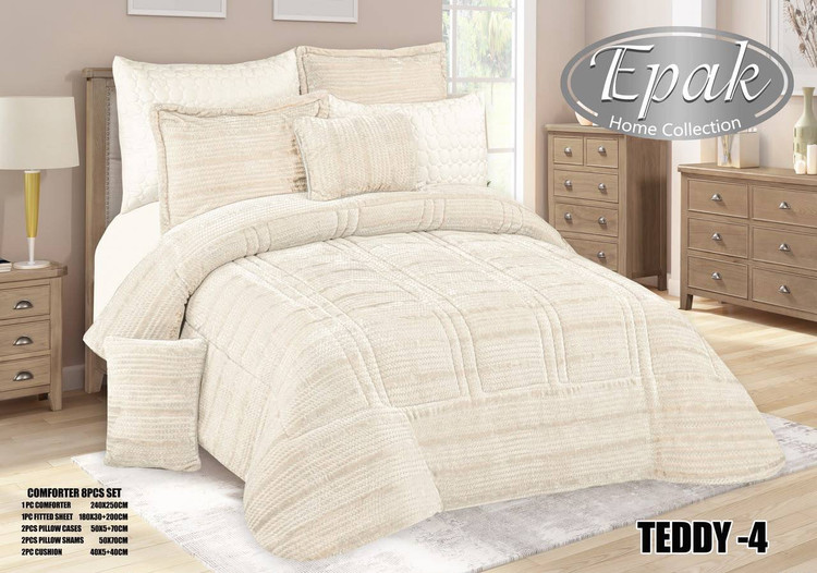 سرویس خواب رزلا مدل TEDDY دو نفره 8 تکه