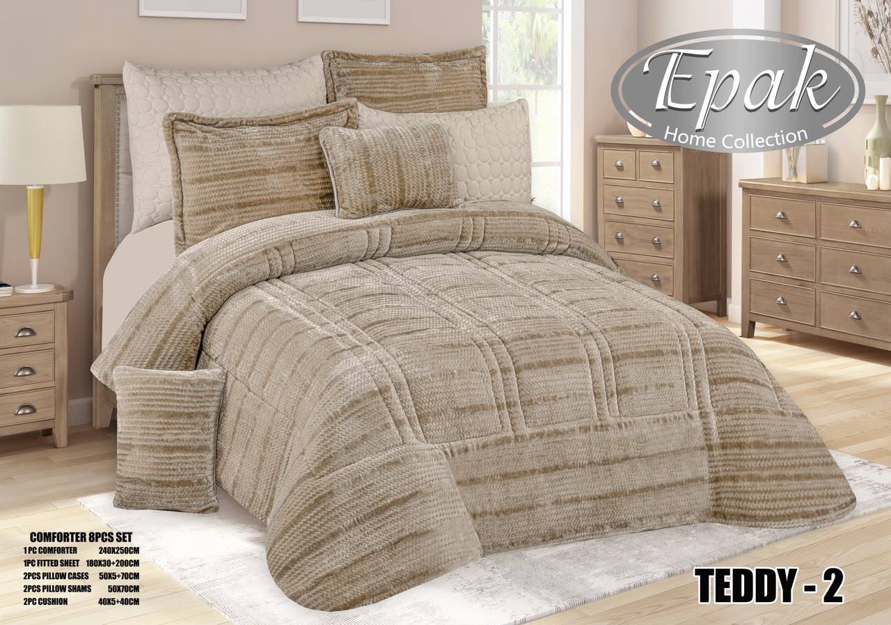 سرویس خواب رزلا مدل TEDDY دو نفره 8 تکه